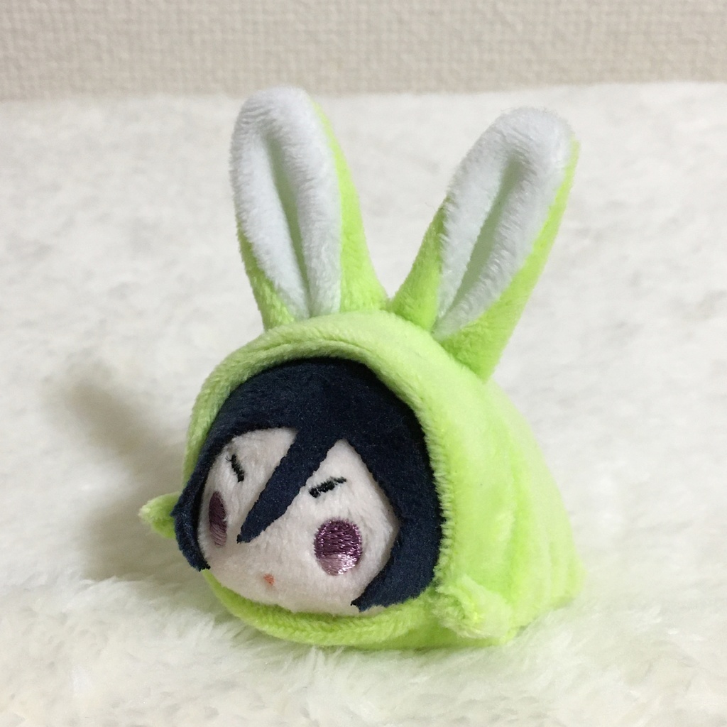 もちマスミニ着ぐるみ うさぎ ライムグリーン