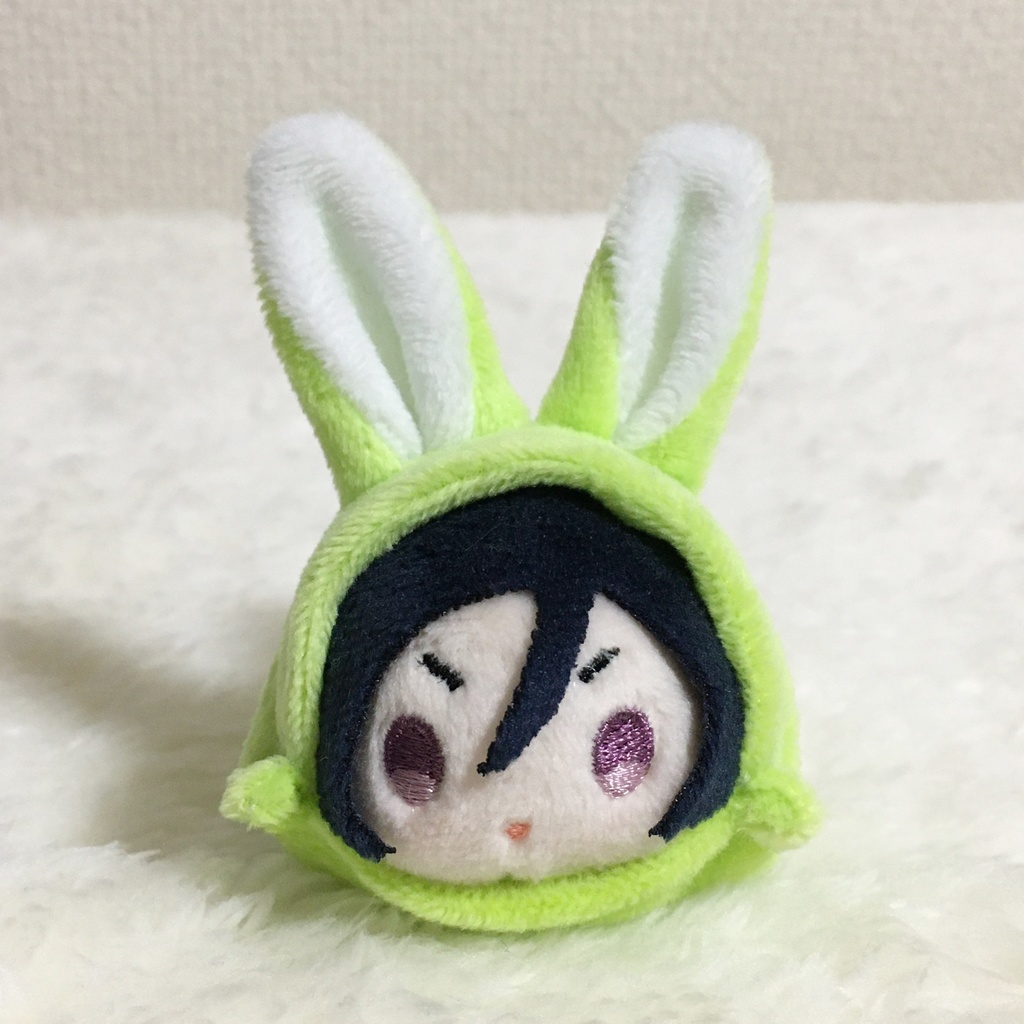 もちマスミニ着ぐるみ　うさぎ　ライムグリーン