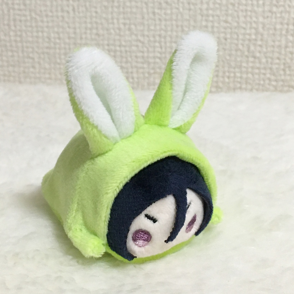もちマスミニ着ぐるみ うさぎ ライムグリーン