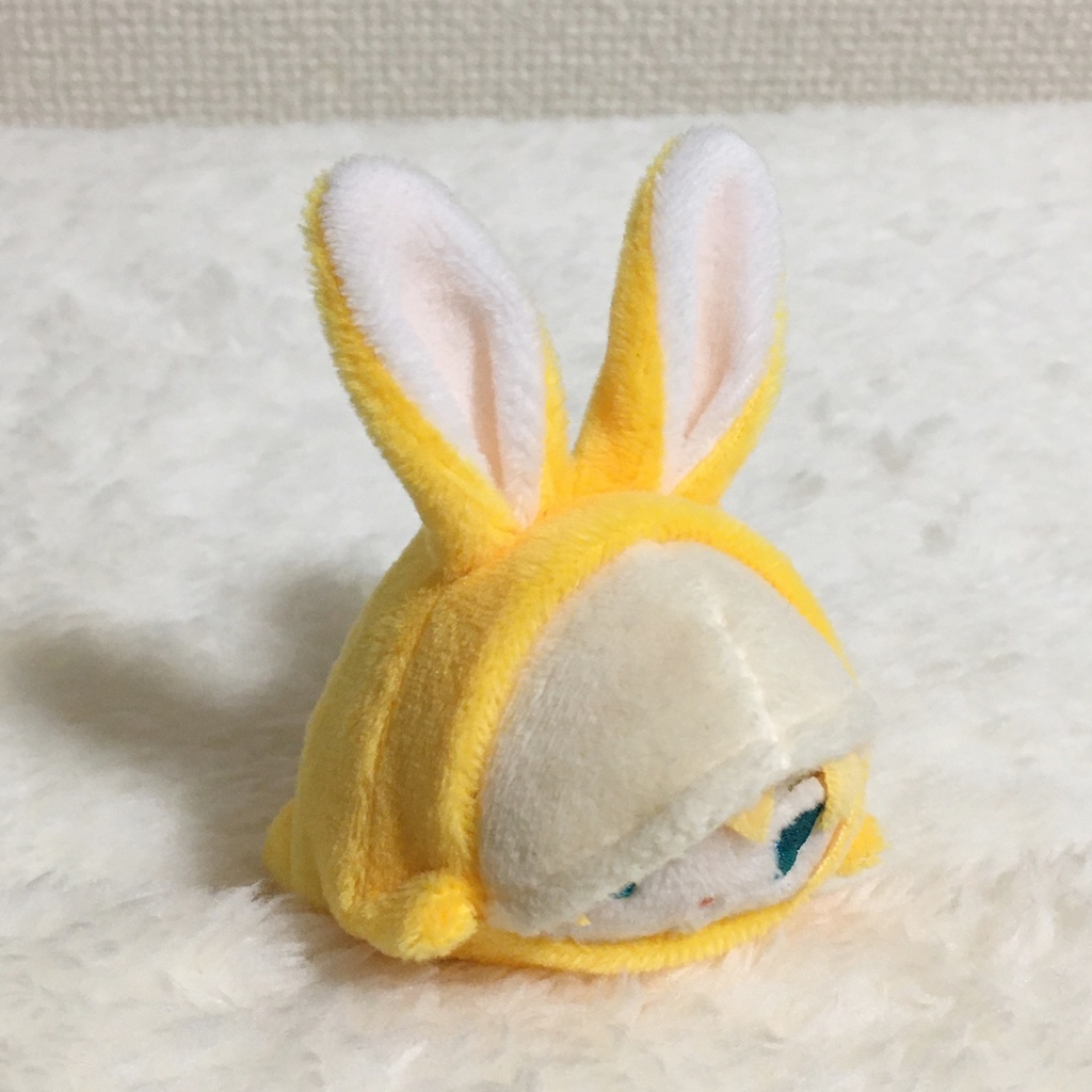 もちマスミニ着ぐるみ うさぎ オレンジイエロー