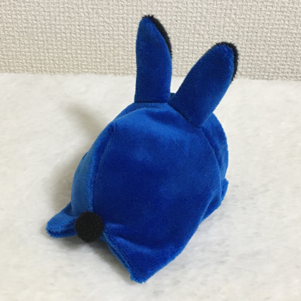 もちマス/もちころりん着ぐるみ うさぎ ブルー&ブラック