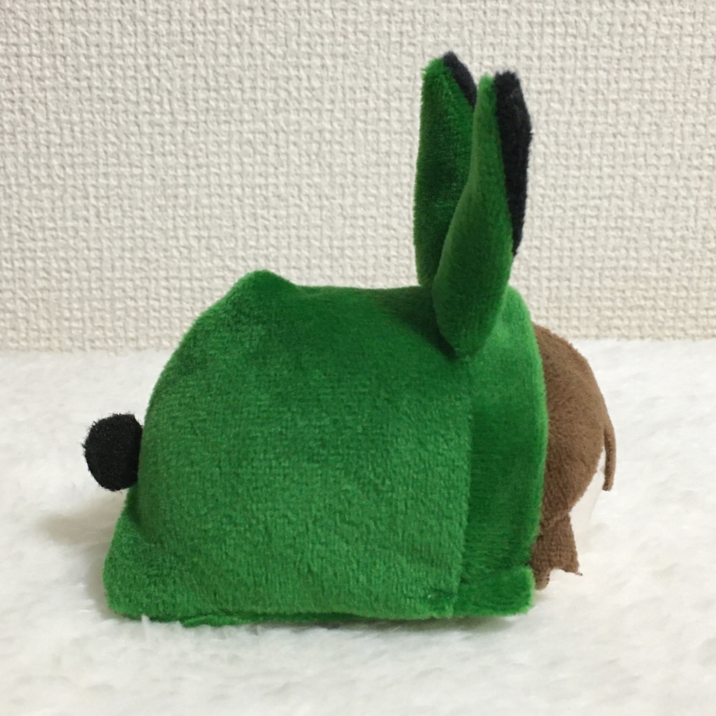 もちマス/もちころりん着ぐるみ うさぎ グリーン&ブラック