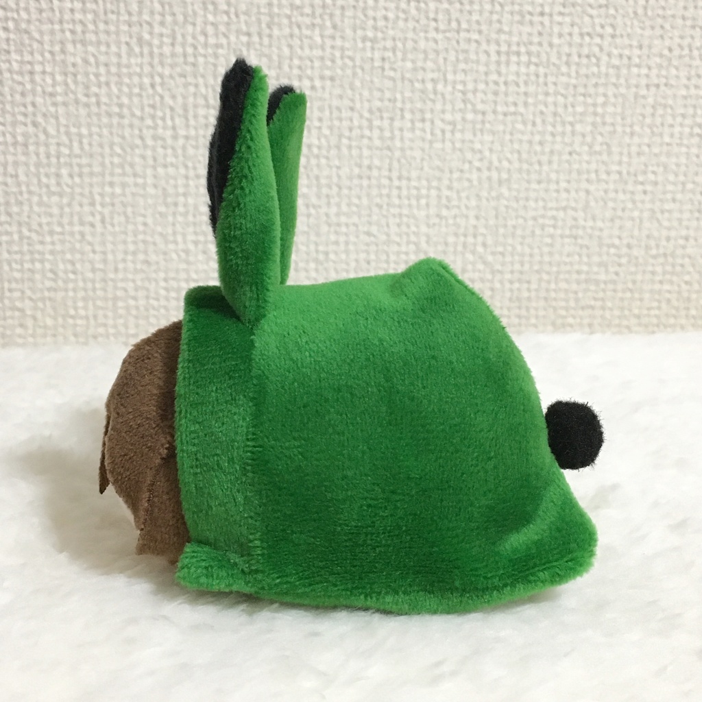 もちマス/もちころりん着ぐるみ うさぎ グリーン&ブラック