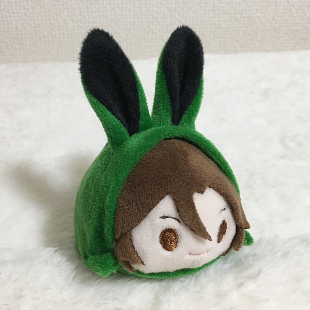 もちマス/もちころりん着ぐるみ うさぎ グリーン&ブラック