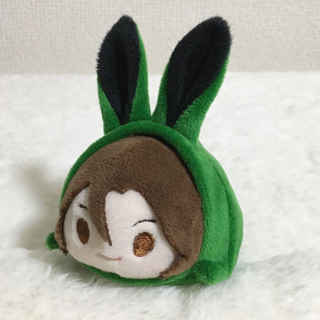 もちマス/もちころりん着ぐるみ うさぎ グリーン&ブラック