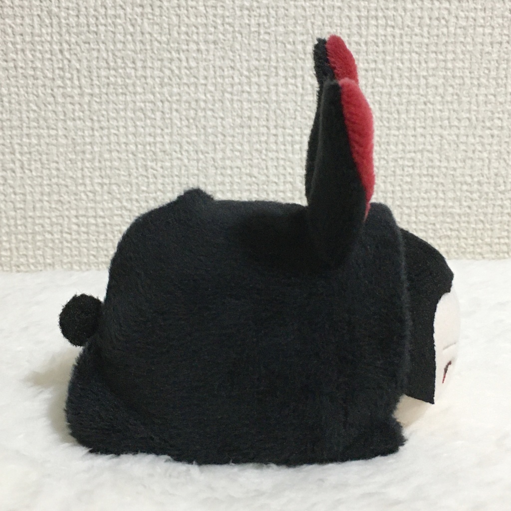 もちマス/もちころりん着ぐるみ うさぎ ブラック&ワインレッド