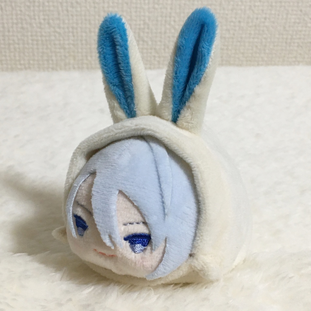 もちマス/もちころりん着ぐるみ うさぎ ミルク&アクアブルー