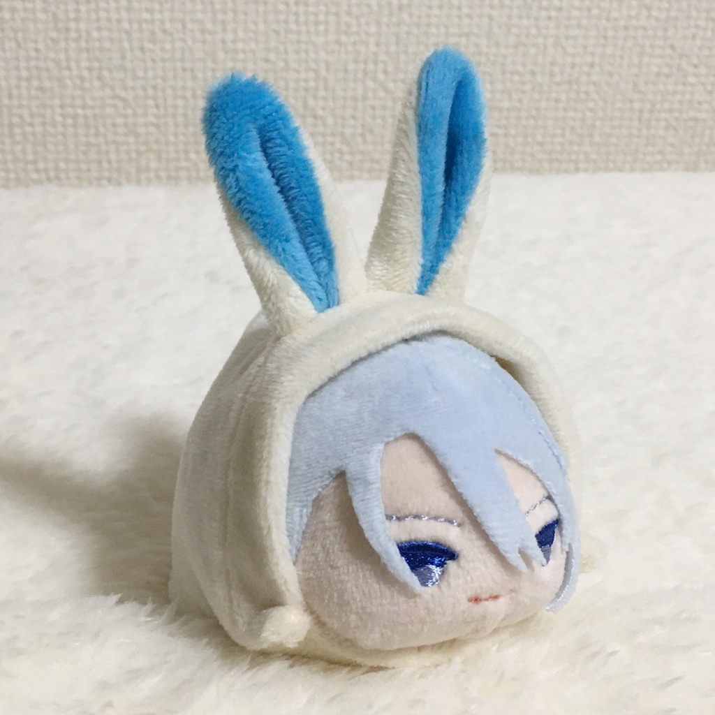 もちマス/もちころりん着ぐるみ うさぎ ミルク&アクアブルー