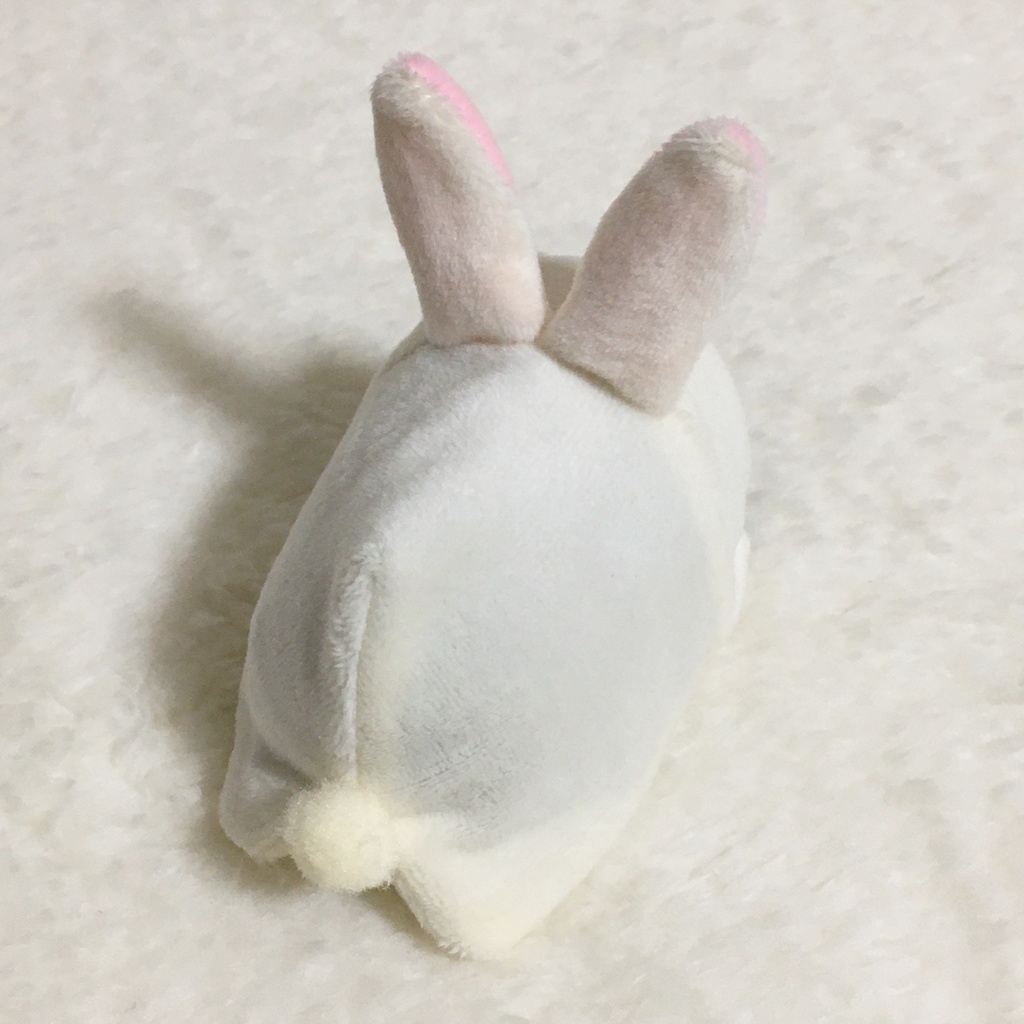 もちマス/もちころりん着ぐるみ うさぎ ミルク&ベビーピンク