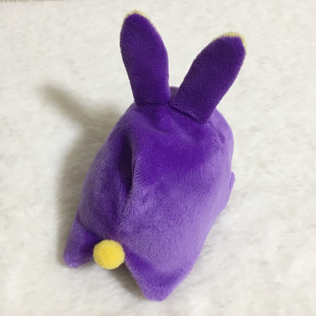 もちマス/もちころりん着ぐるみ うさぎ バイオレット&サンイエロー