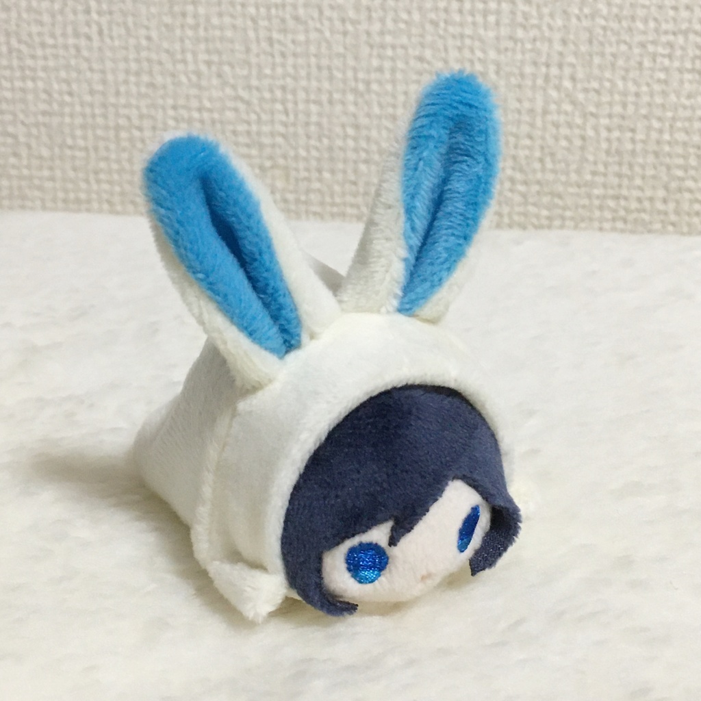 もちマスミニ着ぐるみ うさぎ ミルク&アクアブルー