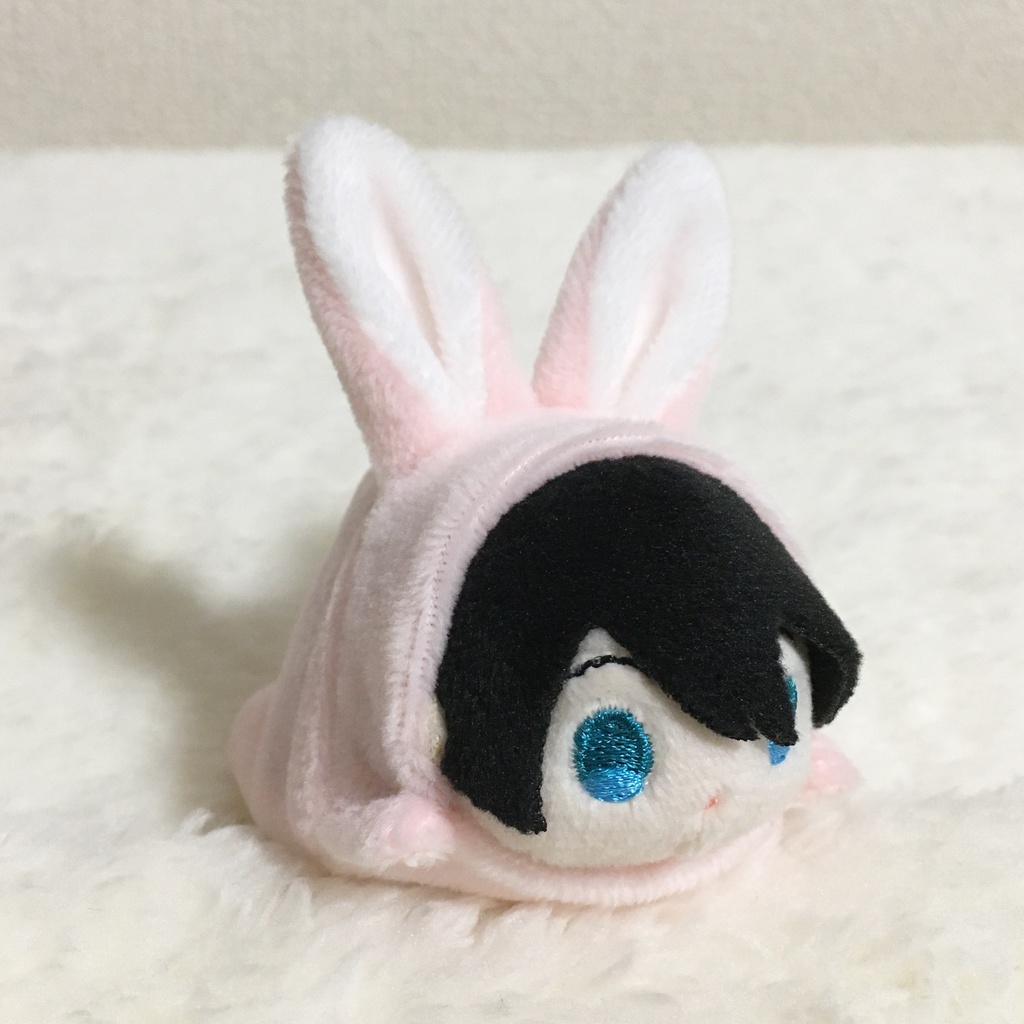 もちマスミニ着ぐるみ うさぎ ネールピンク