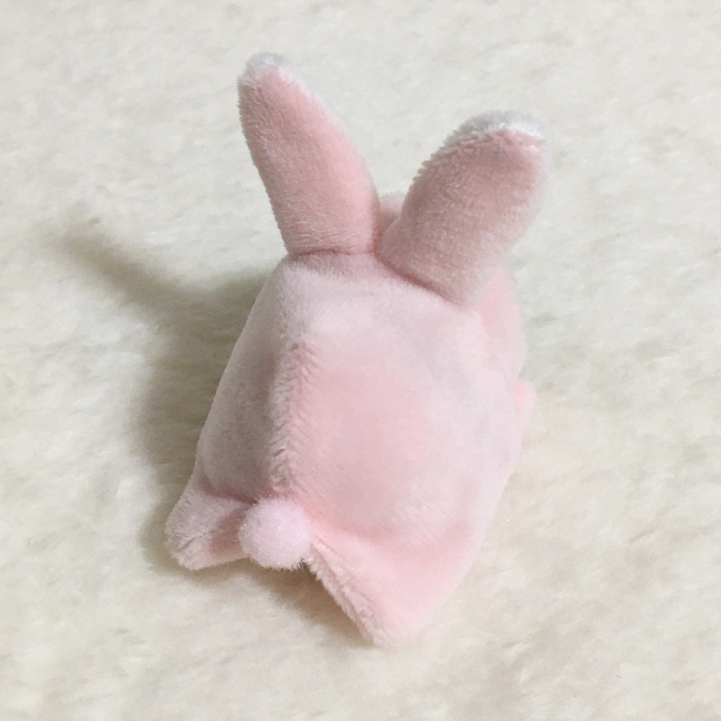 もちマスミニ着ぐるみ うさぎ ネールピンク