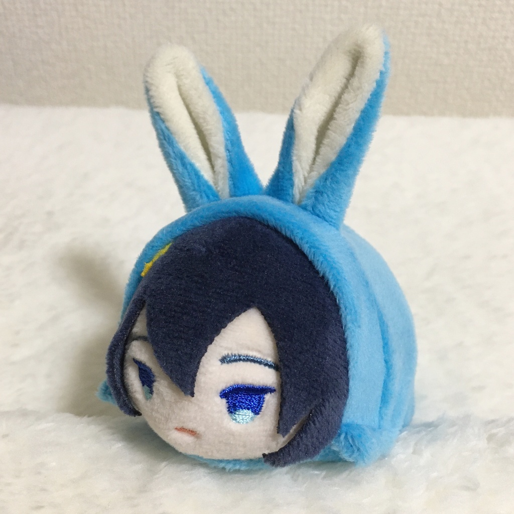 もちマス/もちころりん着ぐるみ うさぎ アクアブルー&ミルク