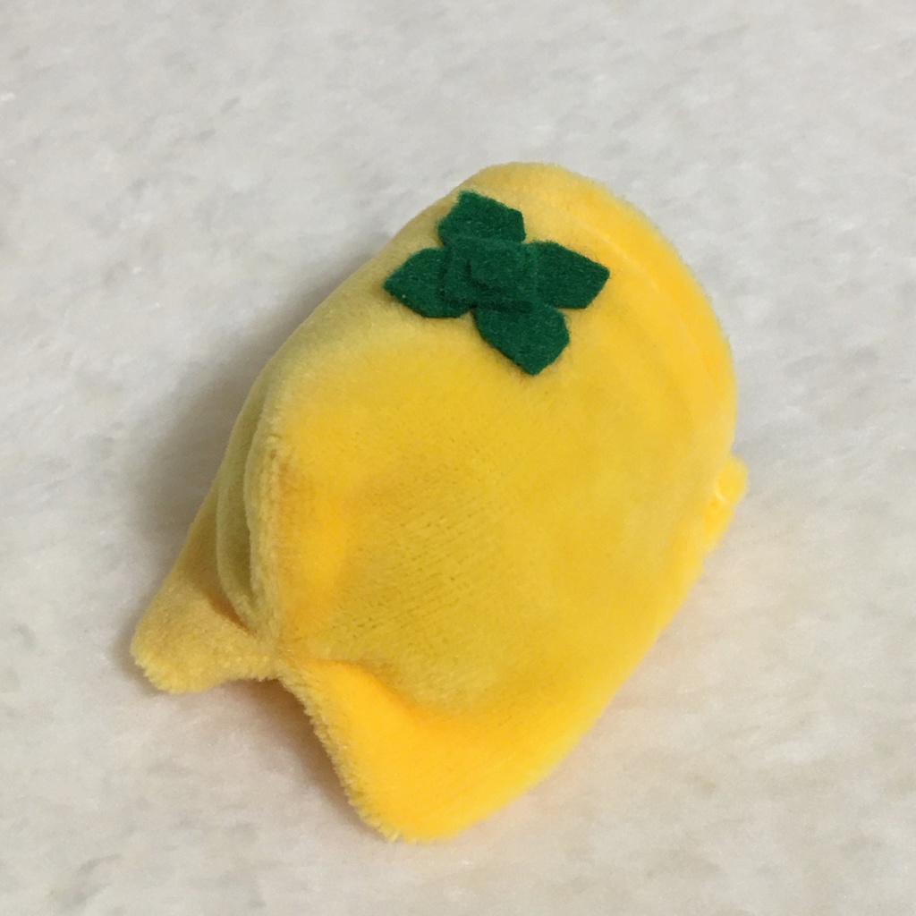 もちマスミニ着ぐるみ 柿 オレンジイエロー