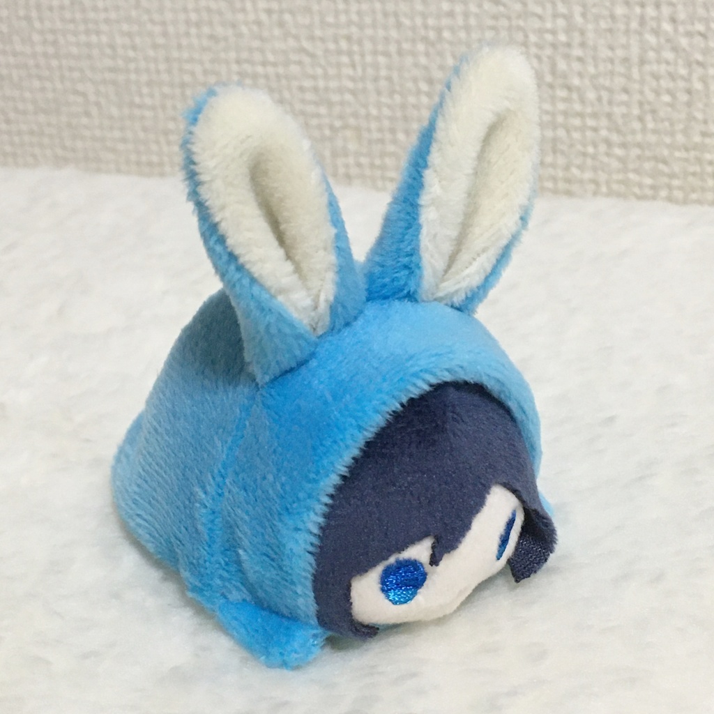 もちマスミニ着ぐるみ うさぎ アクアブルー&ミルク