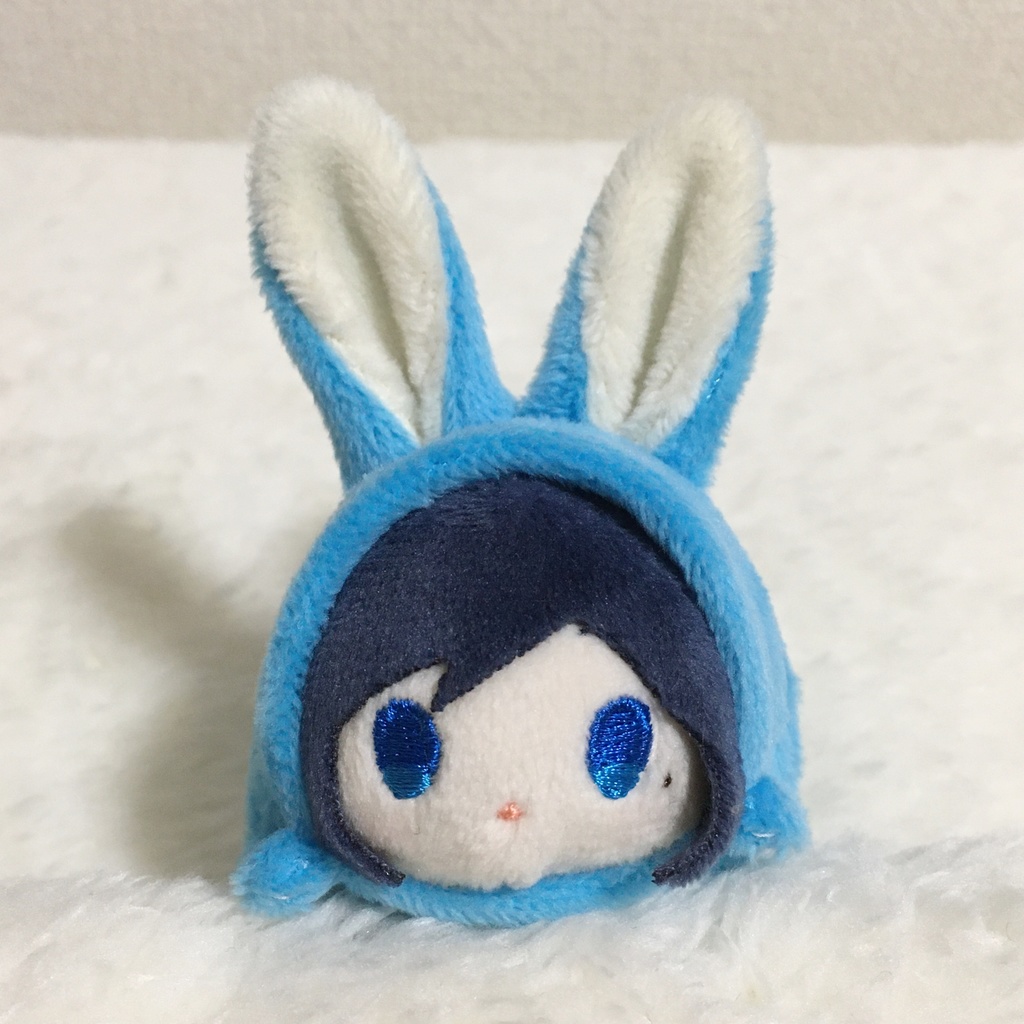 もちマスミニ着ぐるみ　うさぎ　アクアブルー＆ミルク