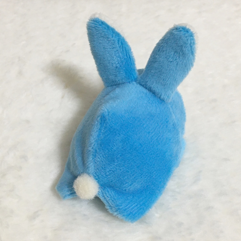 もちマスミニ着ぐるみ うさぎ アクアブルー&ミルク