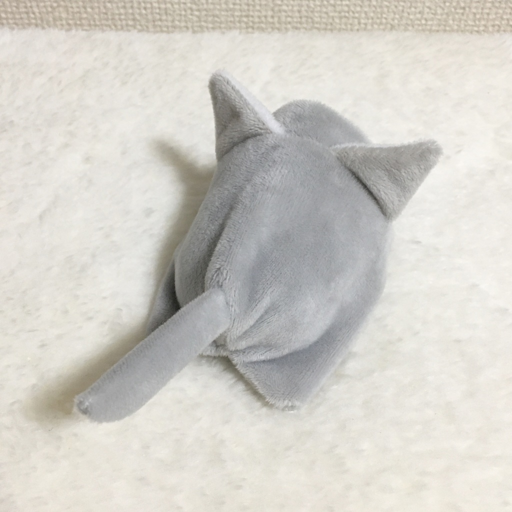 もちマス/もちころりん着ぐるみ ねこ ライトグレー