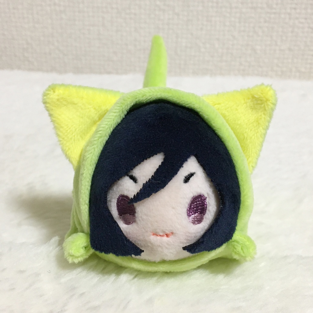 もちマス/もちころりん着ぐるみ ねこ ライムグリーン&レモンイエロー