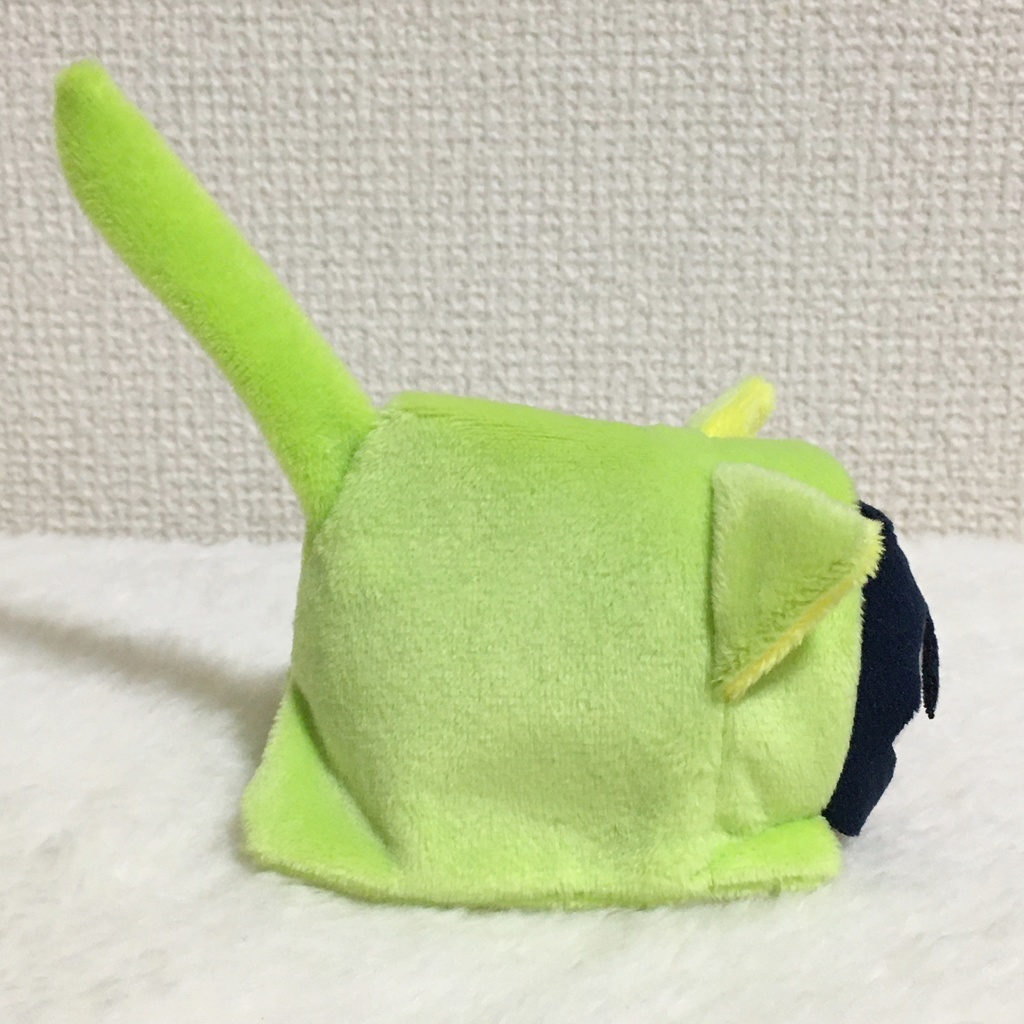 もちマス/もちころりん着ぐるみ ねこ ライムグリーン&レモンイエロー