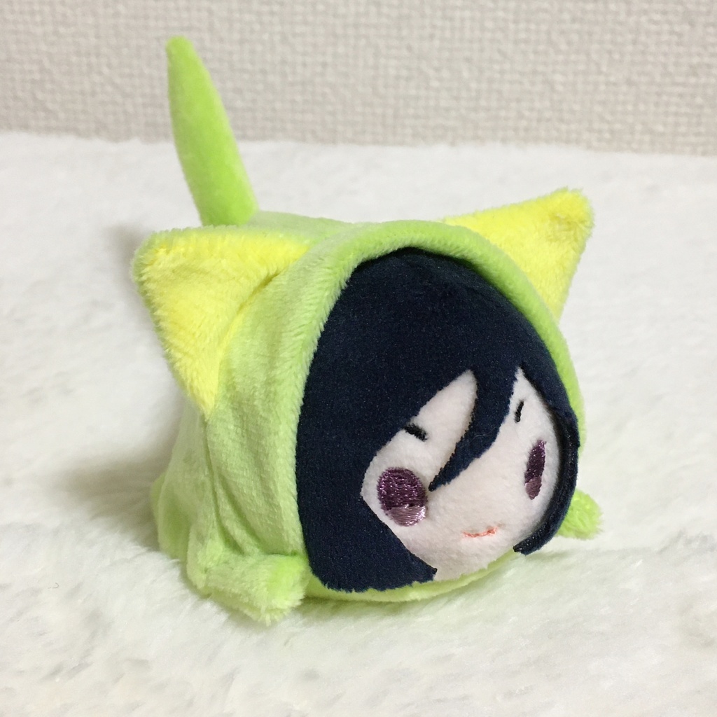 もちマス/もちころりん着ぐるみ ねこ ライムグリーン&レモンイエロー