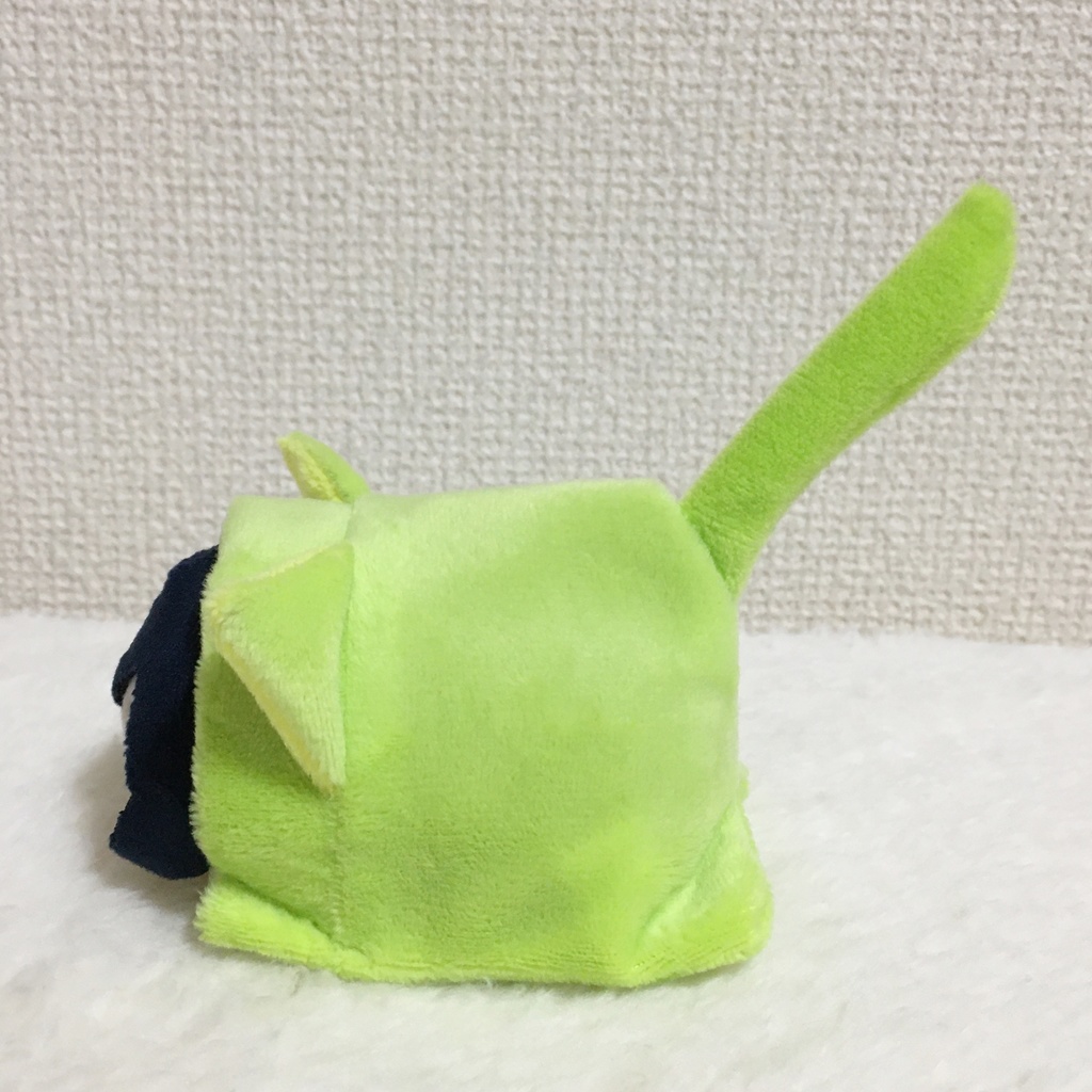 もちマス/もちころりん着ぐるみ ねこ ライムグリーン&レモンイエロー