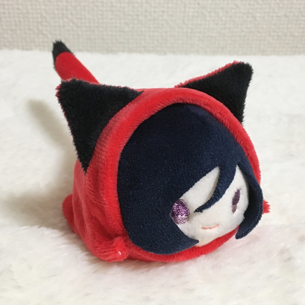 もちマス/もちころりん着ぐるみ ねこ レッド&ブラック