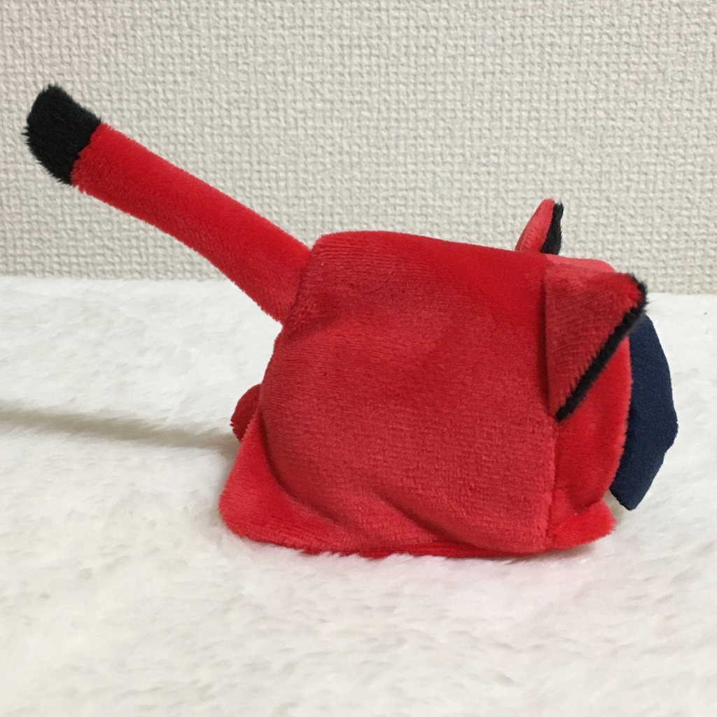 もちマス/もちころりん着ぐるみ ねこ レッド&ブラック