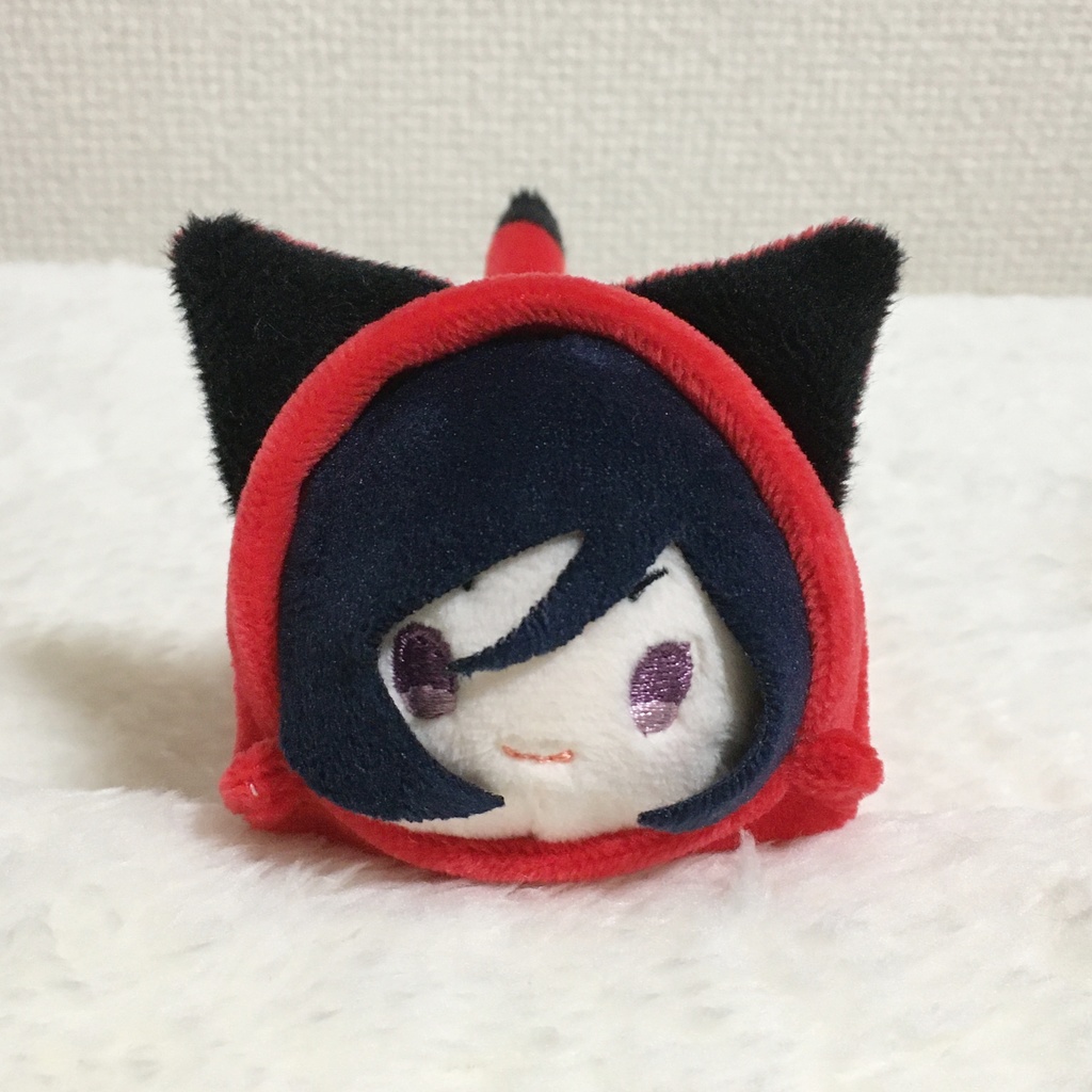 もちマス/もちころりん着ぐるみ ねこ レッド&ブラック