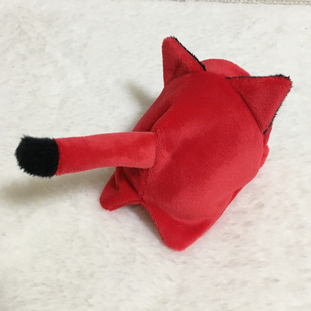 もちマス/もちころりん着ぐるみ ねこ レッド&ブラック