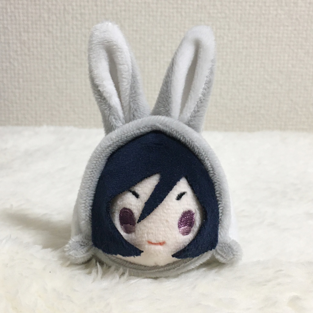 もちマス/もちころりん着ぐるみ うさぎ ライトグレー&ホワイト