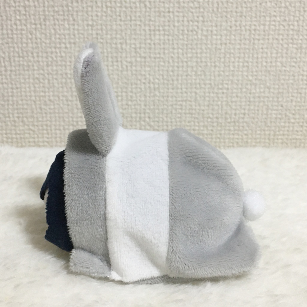 もちマス/もちころりん着ぐるみ うさぎ ライトグレー&ホワイト