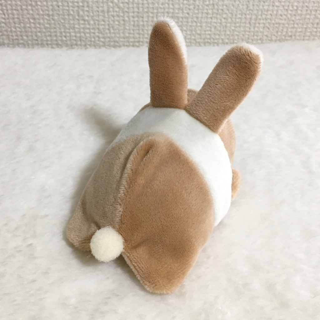 もちマス/もちころりん着ぐるみ うさぎ カフェオレ&ミルク(ツートン)