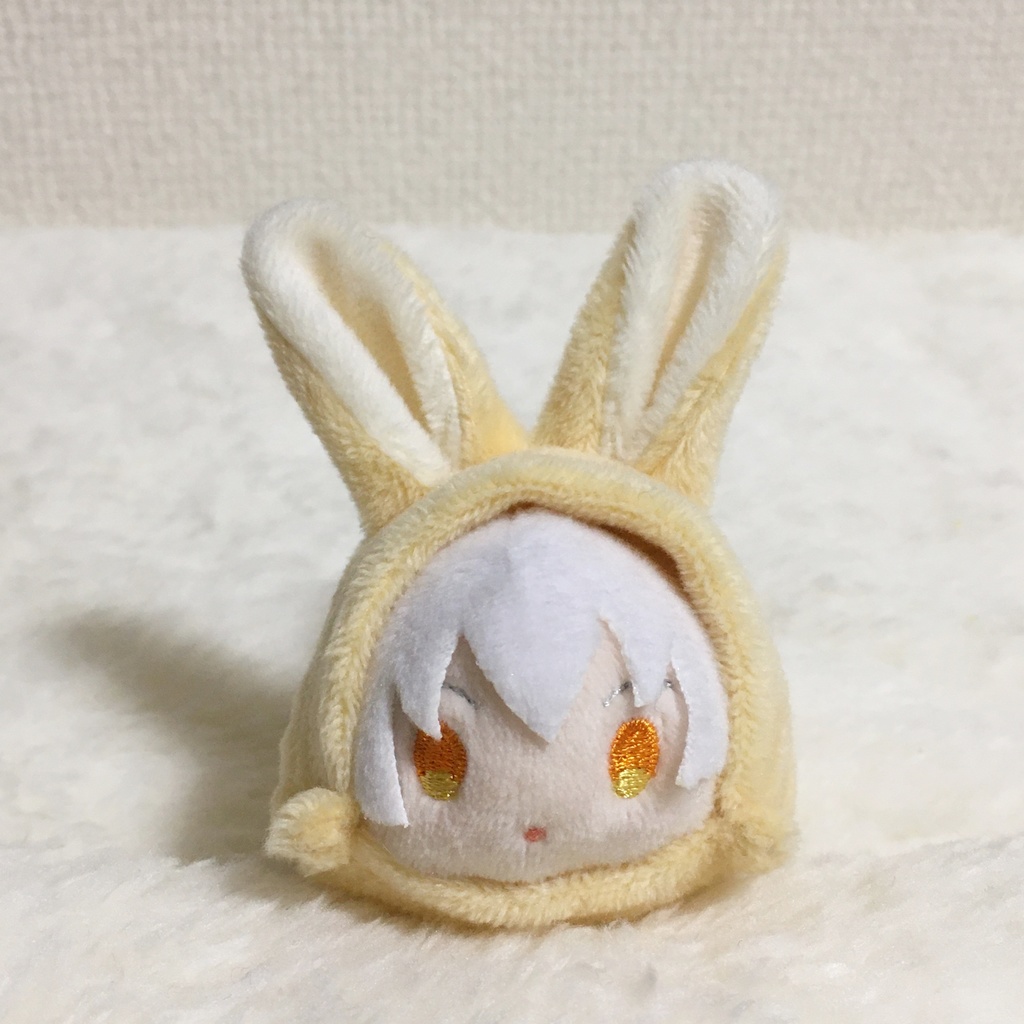 もちマスミニ着ぐるみ　うさぎ　クリーム＆ミルク