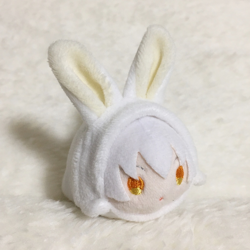 もちマスミニ着ぐるみ うさぎ ホワイト&ミルク