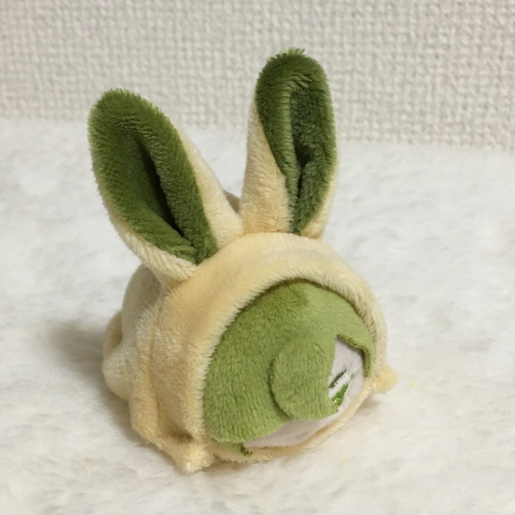 もちマスミニ着ぐるみ うさぎ クリーム&カーキ