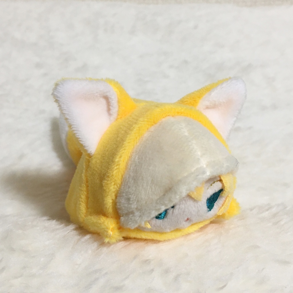 もちマスミニ着ぐるみ きつね オレンジイエロー