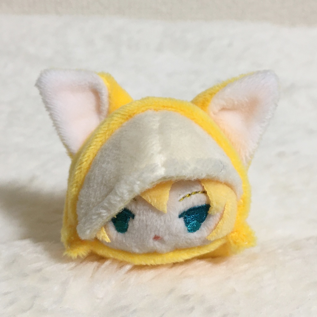 もちマスミニ着ぐるみ きつね オレンジイエロー