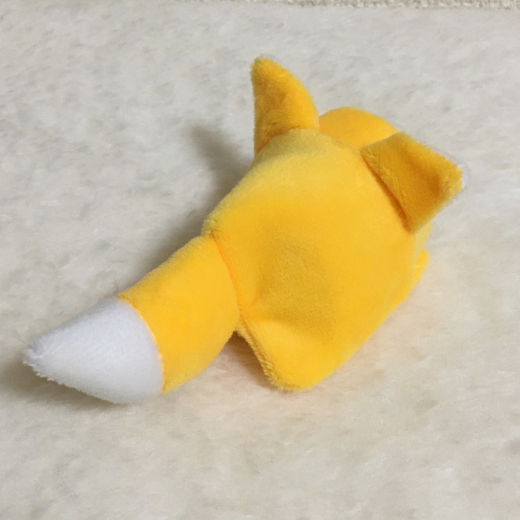 もちマスミニ着ぐるみ きつね オレンジイエロー