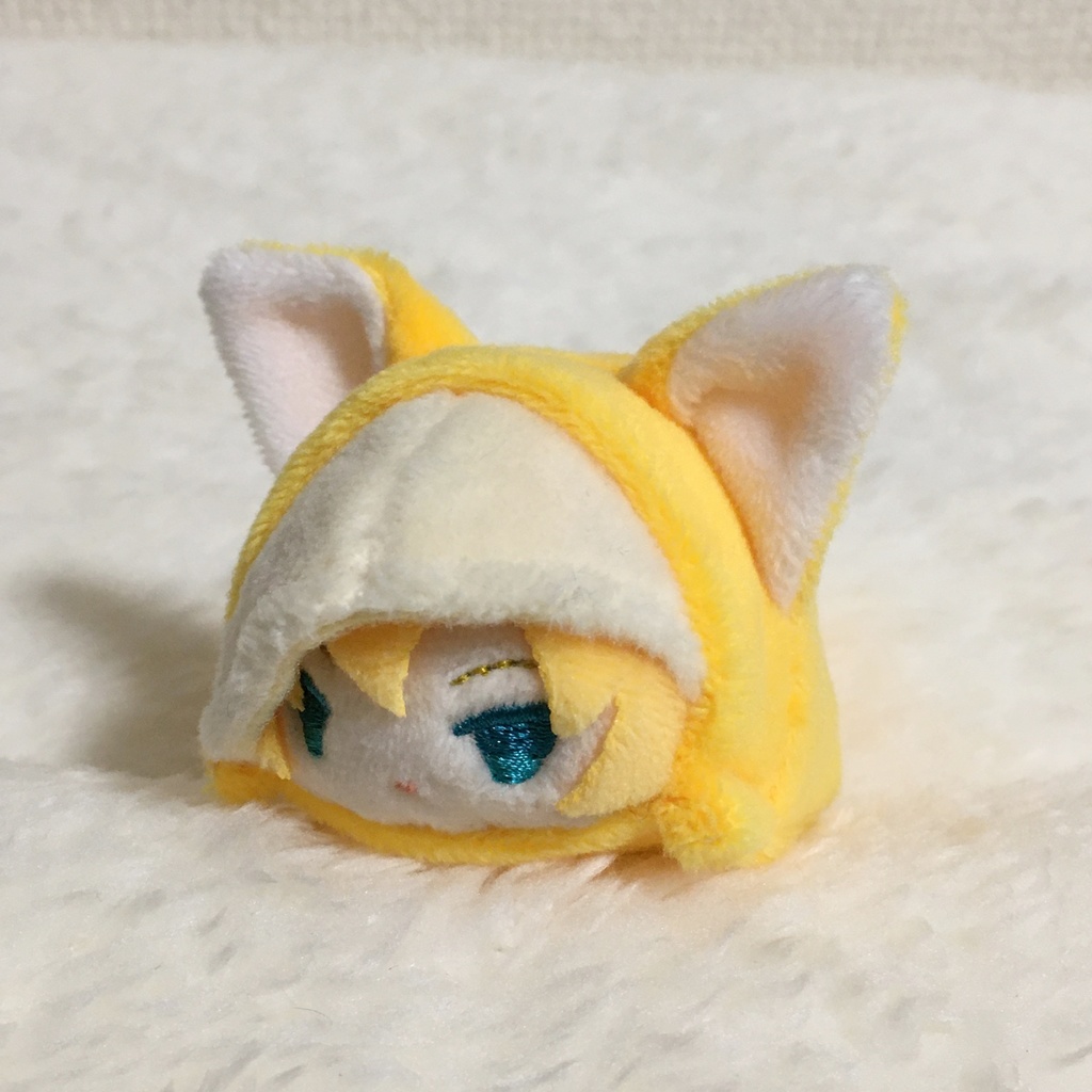 もちマスミニ着ぐるみ きつね オレンジイエロー