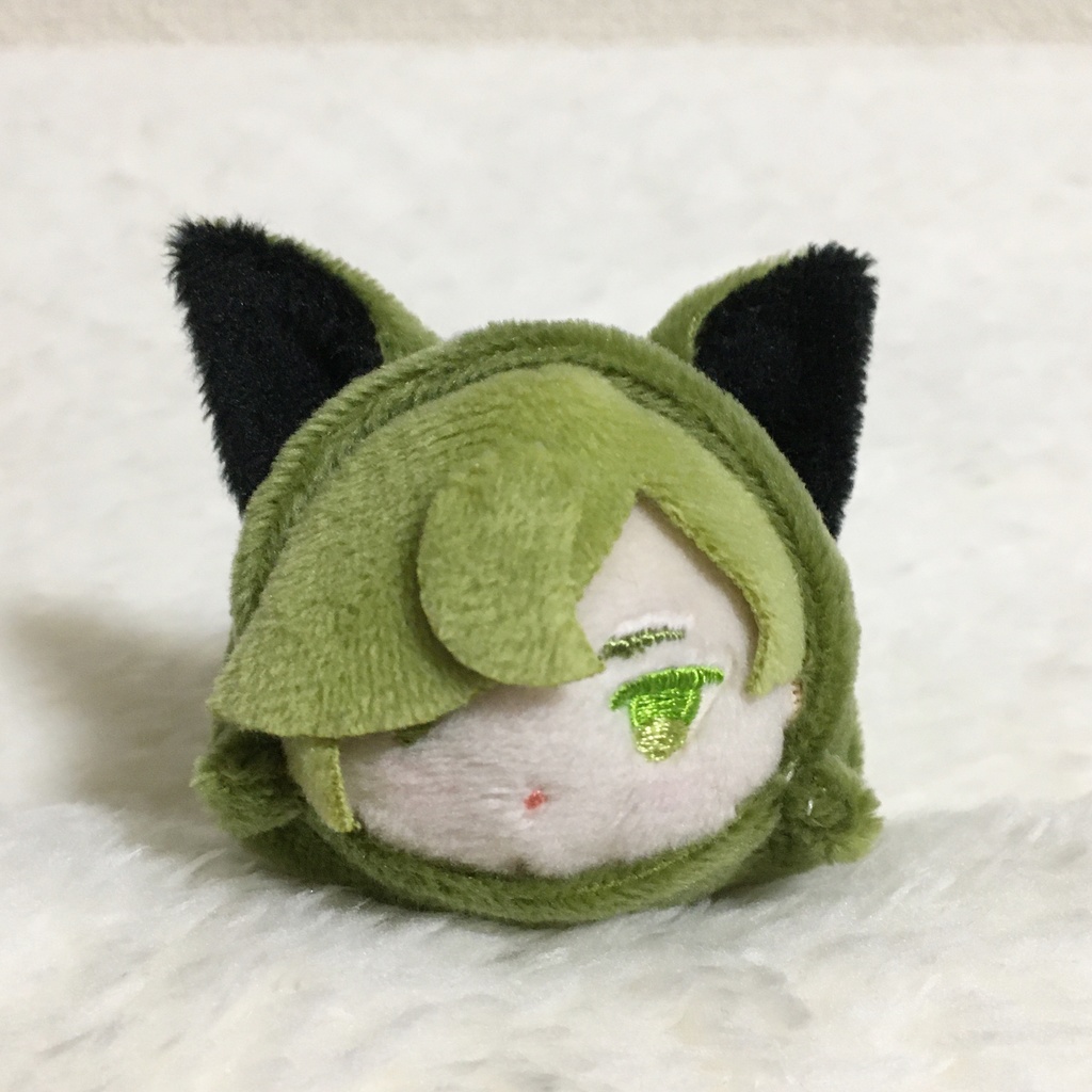 もちマスミニ着ぐるみ きつね カーキ&ブラック