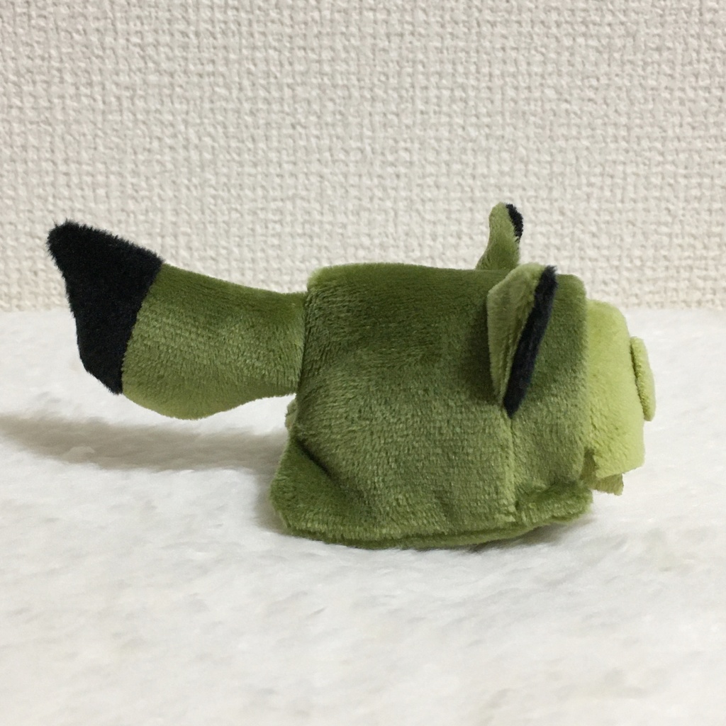 もちマスミニ着ぐるみ きつね カーキ&ブラック