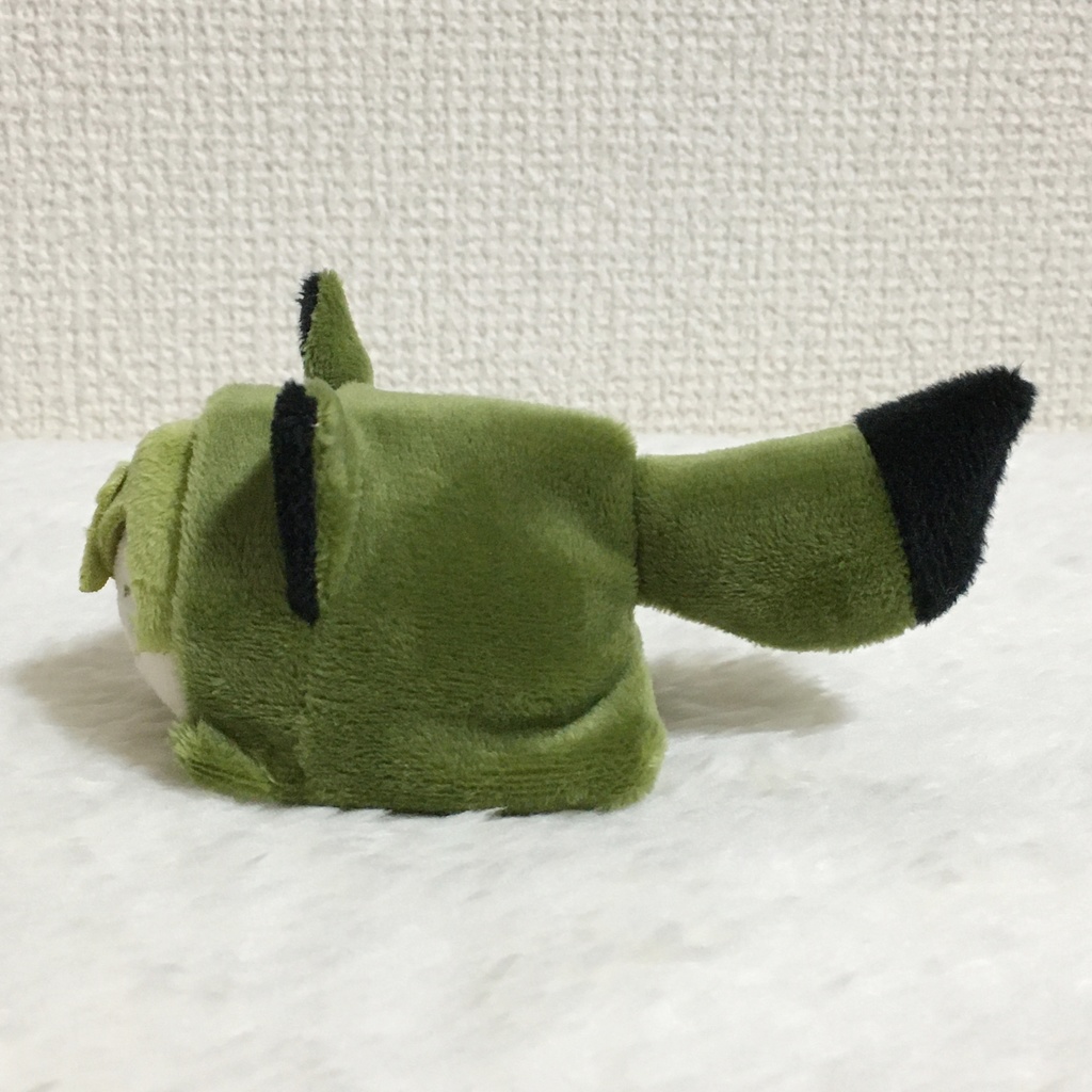 もちマスミニ着ぐるみ きつね カーキ&ブラック