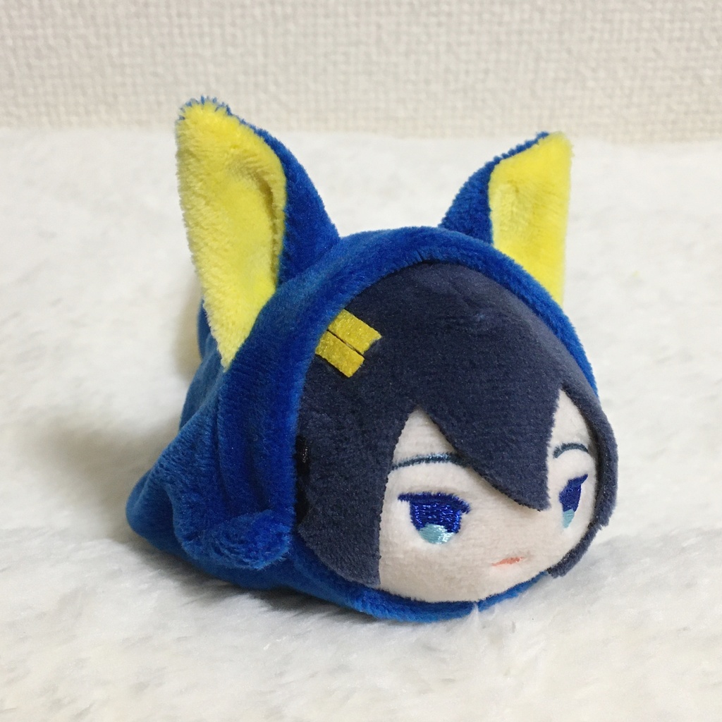 もちマス/もちころりん着ぐるみ きつね ブルー&イエロー