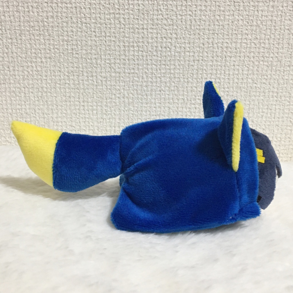 もちマス/もちころりん着ぐるみ きつね ブルー&イエロー