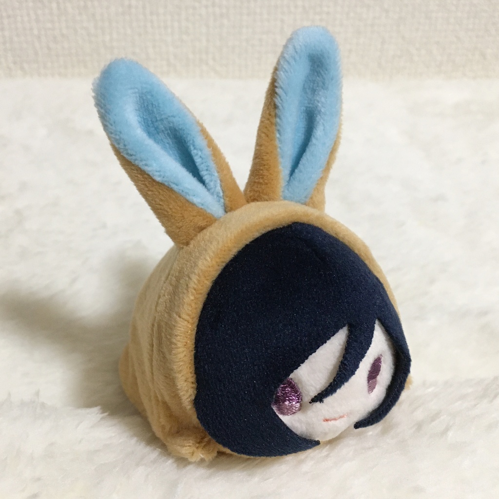 もちマス/もちころりん着ぐるみ うさぎ オーカー&スカイブルー