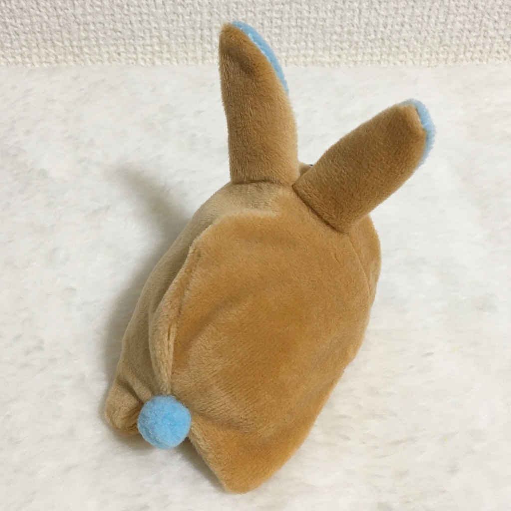 もちマス/もちころりん着ぐるみ うさぎ オーカー&スカイブルー