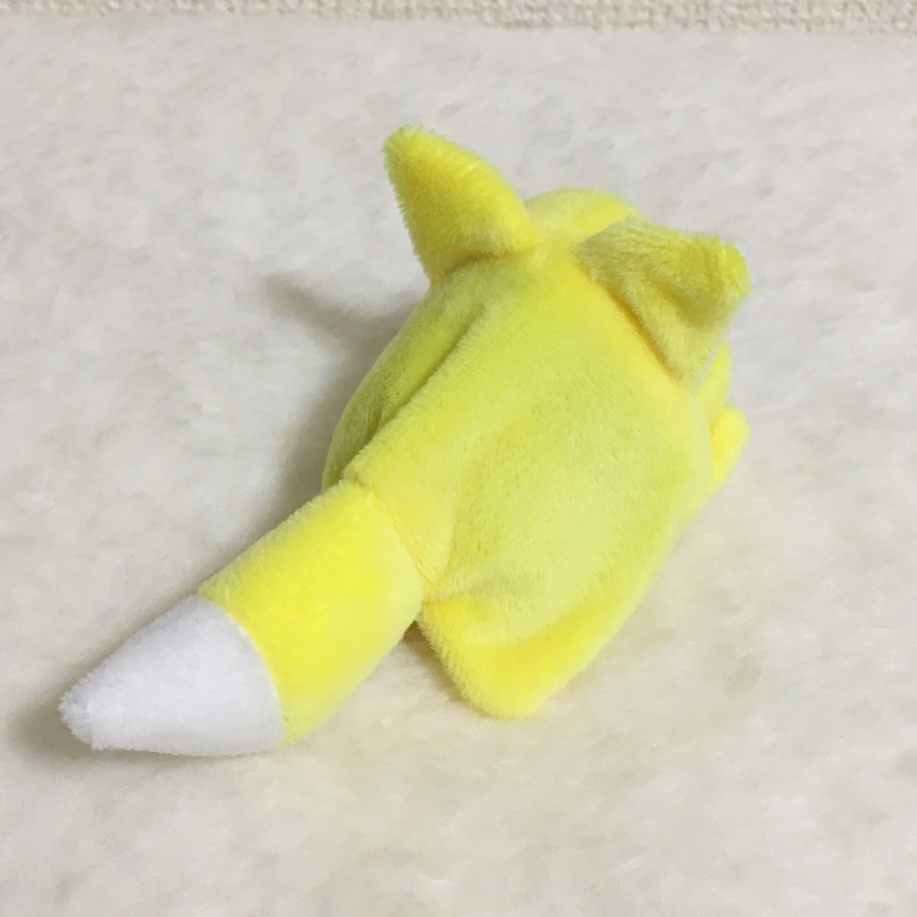 もちマスミニ着ぐるみ きつね レモン