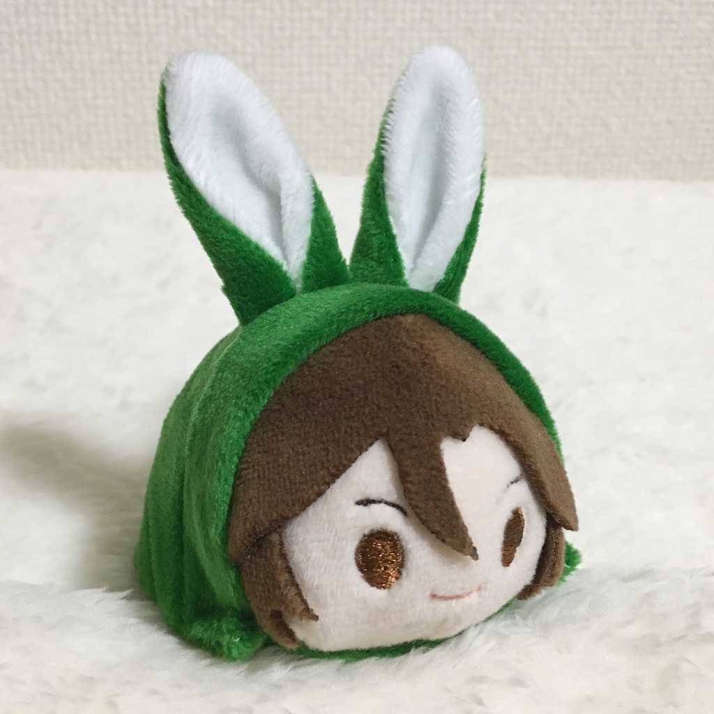 もちマス/もちころりん着ぐるみ うさぎ モスグリーン